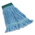 Coastwide Professional 5 in Looped-End Mop Heads, Blue, Cotton/Rayon/Polyester CW57751